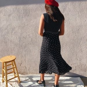 Parisian romantic midi dress
